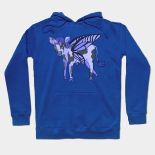 Butterfly blueberry cow Hoodie